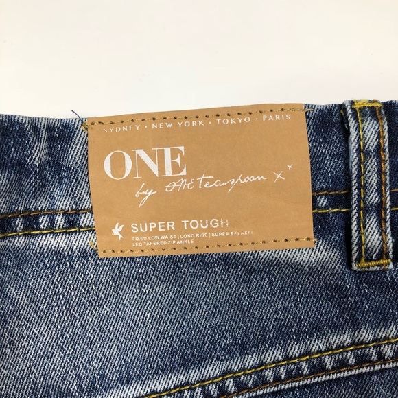 One Teaspoon Super Tough Button Fly Jeans 24 New - Picture 6 of 8